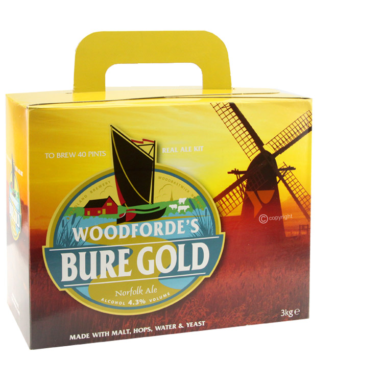 Woodfordes bure gold beer kit