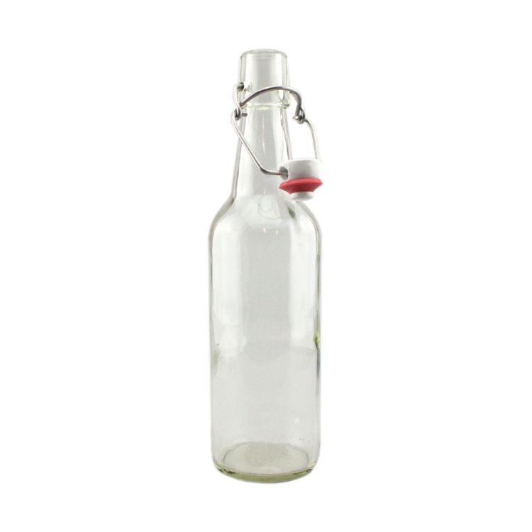 clear swing top bottles 500ml